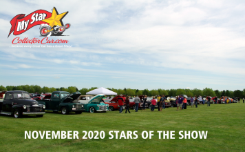 NOVEMBER 2020 STARS OF THE SHOW – A LOOK BACK AT THE JULY 9, 2016 SYLVAN LAKE CAR SHOW