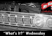 MSCC NOVEMBER 17 “WHAT’S IT?” WEDNESDAY—A GRILLE AND A GREAT SIDE VIEW