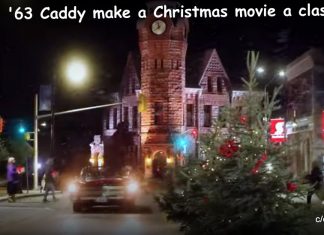 CHRISTMAS CHRISTINE…A 1963 CADILLAC CONVERTIBLE STEALS THE SHOW IN A CHICK FLICK