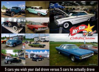 MSCC FEBRUARY 12 FIVE FOR FRIDAY: FIVE CARS YOU WISHED YOUR DAD DROVE VERSUS FIVE CARS HE ACTUALLY DROVE