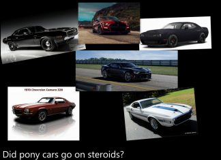 DID PONY CARS GET ON STEROIDS? 50 YEARS OF MUSCLE ENHANCEMENT