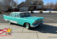 AUGUST 2021: 1957 PLYMOUTH SAVOY 4-DOOR SEDAN–A 250-DOLLAR PARTS CAR BECOMES A FAMILY LEGACY NAMED FLO