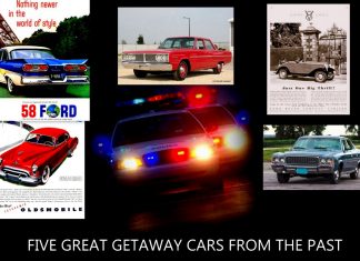 MSCC MARCH 5 FIVE FOR FRIDAY: FIVE DECADES OF GETAWAY CARS