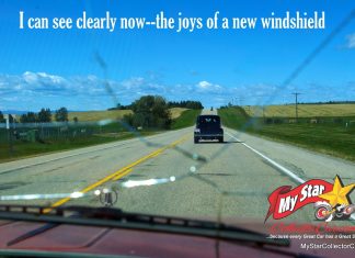 A WINDSHIELD MISADVENTURE WITH A HAPPY ENDING