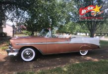 MAY 2021: A 1956 CHEVY CONVERTIBLE HAS A REMARKABLE 93-YEAR-OLD OWNER