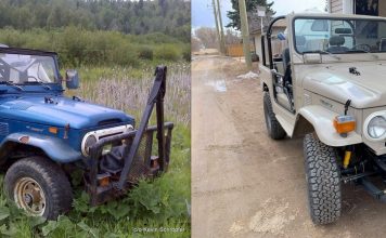 MAY 2021: 1977 TOYOTA LAND CRUISER–RESCUED FOR A CASE OF WINE