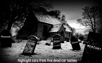 MSCC MAY 13 FIVE FOR FRIDAY: MYSTARCOLLECTORCAR PICKS THE FIVE COOLEST DEAD BRAND MODELS