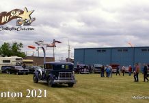 YES VIRGINIA, THERE IS A CAR SHOW…MYSTARCOLLECTORCAR FOUND ONE RIGHT BESIDE SOME VINTAGE JETS