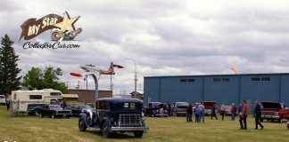 YES VIRGINIA, THERE IS A CAR SHOW…MYSTARCOLLECTORCAR FOUND ONE RIGHT BESIDE SOME VINTAGE JETS