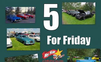 MSCC AUGUST 6–FIVE FOR FRIDAY: FIVE OBSERVATIONS ABOUT CAR SHOWS