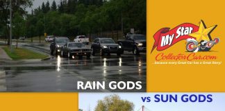 RAIN GODS VS. SUN GODS IN A DEATH MATCH AT THE ROCK’N AUGUST CAR SHOW