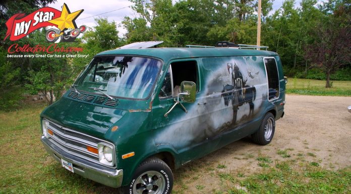 OCTOBER 2021: THIS CUSTOM 1977 DODGE VAN (AKA THE DEATH DEALER) IS ALSO A KID-HAULER