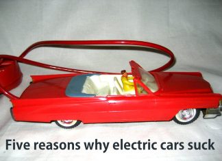 MSCC OCTOBER 28 FIVE FOR FRIDAY: FIVE REASONS WHY MYSTARCOLLECTORCAR DOES NOT LOVE ELECTRIC CARS