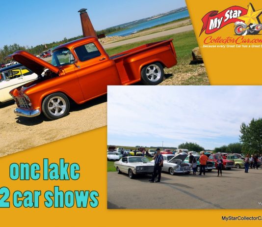 MYSTARCOLLECTORCAR VISITS TWO SHOWS ON TWO SEPARATE DAYS AT ONE LAKE THIS WEEKEND