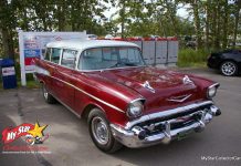 MARCH 2022: A 1957 CHEVY 210 RESTO MOD WAGON IS A BREEZE FOR ITS OWNER