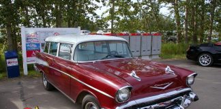 MARCH 2022: A 1957 CHEVY 210 RESTO MOD WAGON IS A BREEZE FOR ITS OWNER