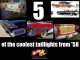 MYSTAR OCTOBER 1 FIVE FOR FRIDAY: THE FIVE MOST UNIQUE TAILLIGHTS OF 1958