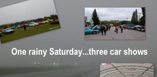 MYSTARCOLLECTORCAR GOES THROUGH A MONSOON AND FOG TO HIT THE CAR SHOW TRIFECTA