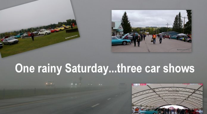 MYSTARCOLLECTORCAR GOES THROUGH A MONSOON AND FOG TO HIT THE CAR SHOW TRIFECTA