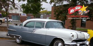 FEBRUARY 2022 1956 PONTIAC LAURENTIAN LINKS A GRANDFATHER WITH HIS GRANDDAUGHTER