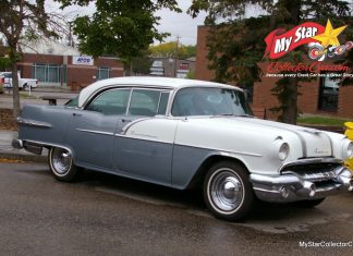 FEBRUARY 2022 1956 PONTIAC LAURENTIAN LINKS A GRANDFATHER WITH HIS GRANDDAUGHTER