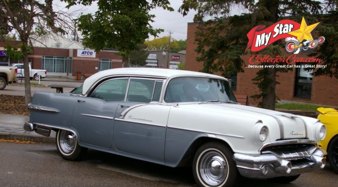 FEBRUARY 2022 1956 PONTIAC LAURENTIAN LINKS A GRANDFATHER WITH HIS GRANDDAUGHTER