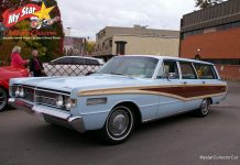 MAY 2022: A MINT 1966 MERCURY COLONY PARK STATION WAGON SURVIVES A DATE WITH THE CRUSHER