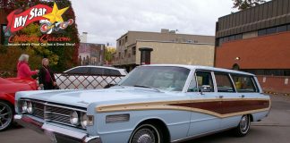 MAY 2022: A MINT 1966 MERCURY COLONY PARK STATION WAGON SURVIVES A DATE WITH THE CRUSHER
