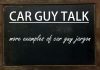 MORE CAR GUY LINGO FROM MYSTARCOLLECTORCAR…HOW TO TALK THE TALK