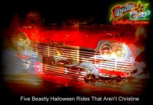 NOVEMBER 12 FIVE FOR FRIDAY: MYSTARCOLLECTORCAR LISTS FIVE HALLOWEEN RIDES THAT ARE NOT CHRISTINE THE 1958 PLYMOUTH