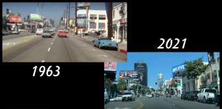 SUNSET STRIP IN 1963…SUNSET STRIP IN 2021: WHAT A DIFFERENCE 58 YEARS MAKES