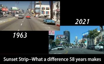 SUNSET STRIP IN 1963…SUNSET STRIP IN 2021: WHAT A DIFFERENCE 58 YEARS MAKES