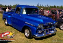 FEBRUARY 2022: A LATE HOCKEY LEGEND IS HONORED WITH A 1958 CHEVY RESTO MOD TRIBUTE TRUCK