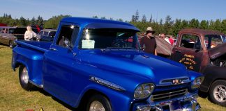 FEBRUARY 2022: A LATE HOCKEY LEGEND IS HONORED WITH A 1958 CHEVY RESTO MOD TRIBUTE TRUCK