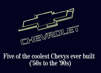 MSCC JANUARY 28 FIVE FOR FRIDAY: FIVE OF THE COOLEST CHEVYS FROM THE 50S THROUGH TO THE 90S