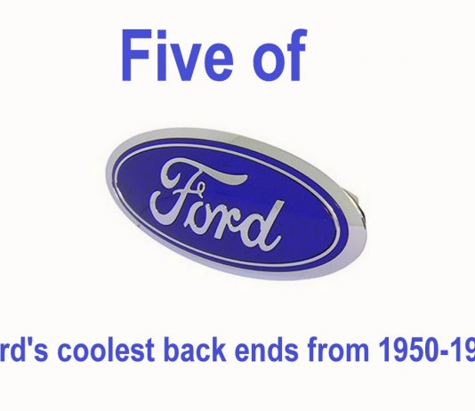 MSCC MARCH 4 FIVE FOR FRIDAY: STYLING WITH FORD FROM 1950-70–A FIVE FOR FRIDAY SPECIAL
