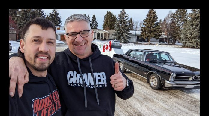 A 3000-MILE ROAD TRIP FROM ALBERTA CANADA TO FLORIDA DRIVING AN 8-SECOND TRACK CAR?? …..IN WINTER??? THAT WOULD BE ‘YES’ FOR DAREDEVIL RICHARD GUIDO AND HIS 1965 GTO