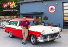 MARCH 2022: RAISED FROM THE DEAD–A 1956 FORD RANCH WAGON GETS ITS KICKS ON ROUTE 66