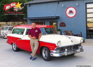 MARCH 2022: RAISED FROM THE DEAD–A 1956 FORD RANCH WAGON GETS ITS KICKS ON ROUTE 66