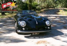 MARCH 2022: LOVERBOY’S MIKE RENO TURNS HIMSELF LOOSE IN HIS 1957 PORSCHE CARRERA SPEEDSTER