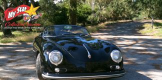 MARCH 2022: LOVERBOY’S MIKE RENO TURNS HIMSELF LOOSE IN HIS 1957 PORSCHE CARRERA SPEEDSTER