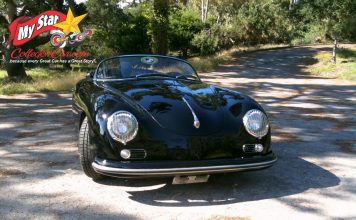 MARCH 2022: LOVERBOY’S MIKE RENO TURNS HIMSELF LOOSE IN HIS 1957 PORSCHE CARRERA SPEEDSTER