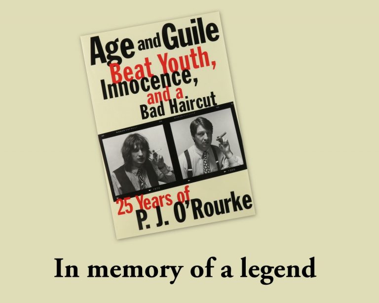 P.J. O’ROURKE–IN MEMORY OF MY SECOND FAVORITE AUTOMOTIVE WRITER