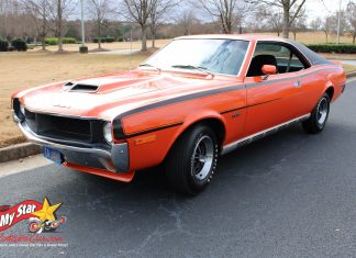 APRIL 2022: A SPORTY 1970 AMC JAVELIN MARK DONOHUE EDITION IS A HUGE HIT WITH ITS FAN/OWNER