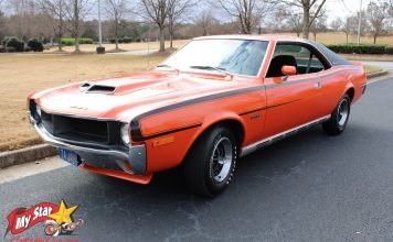 APRIL 2022: A SPORTY 1970 AMC JAVELIN MARK DONOHUE EDITION IS A HUGE HIT WITH ITS FAN/OWNER