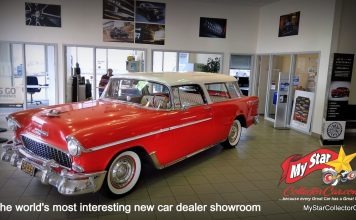 WELCOME TO THE COOLEST NEW CAR SHOWROOM IN THE KNOWN UNIVERSE