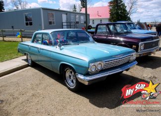 SEPTEMBER 2022: A 20-SOMETHING CAR GUY IS THE PROUD OWNER OF A 1962 CHEVY BISCAYNE SEDAN
