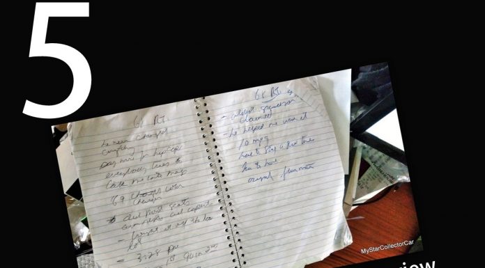 MSCC JUNE 10 FIVE FOR FRIDAY: FIVE QUESTIONS MYSTARCOLLECTORCAR WILL ASK DURING AN INTERVIEW