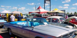 NOVEMBER 2022: A 1964 CHRYSLER CONVERTIBLE IS A NON-TRADITIONAL TRIBUTE CAR