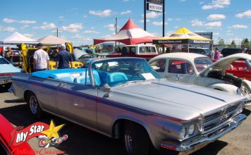 NOVEMBER 2022: A 1964 CHRYSLER CONVERTIBLE IS A NON-TRADITIONAL TRIBUTE CAR